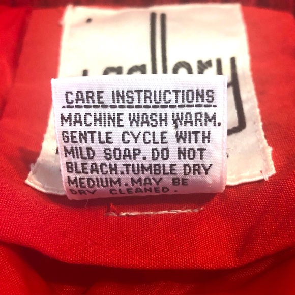 JGallery Korea Puffer Jacket Christmas Red Pockets Lined Warm Womens Size M - Picture 14 of 15